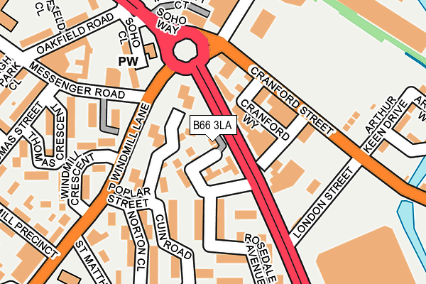 B66 3LA map - OS OpenMap – Local (Ordnance Survey) B66 3LA map - OS OpenMap – Local (Ordnance Survey)