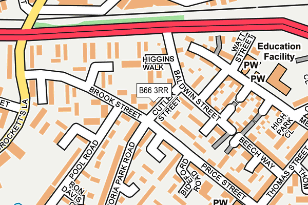 B66 3RR map - OS OpenMap – Local (Ordnance Survey) B66 3RR map - OS OpenMap – Local (Ordnance Survey)