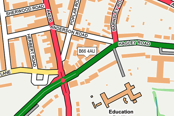 B66 4AU map - OS OpenMap – Local (Ordnance Survey) B66 4AU map - OS OpenMap – Local (Ordnance Survey)