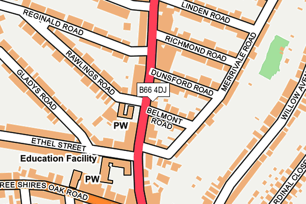 B66 4DJ map - OS OpenMap – Local (Ordnance Survey) B66 4DJ map - OS OpenMap – Local (Ordnance Survey)