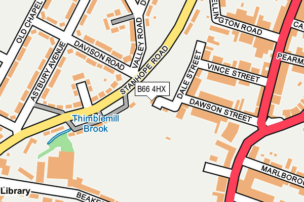 B66 4HX map - OS OpenMap – Local (Ordnance Survey) B66 4HX map - OS OpenMap – Local (Ordnance Survey)