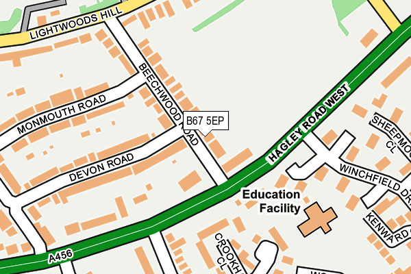 B67 5EP map - OS OpenMap – Local (Ordnance Survey) B67 5EP map - OS OpenMap – Local (Ordnance Survey)