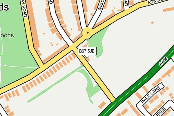 B67 5JB map - OS OpenMap – Local (Ordnance Survey) B67 5JB map - OS OpenMap – Local (Ordnance Survey)