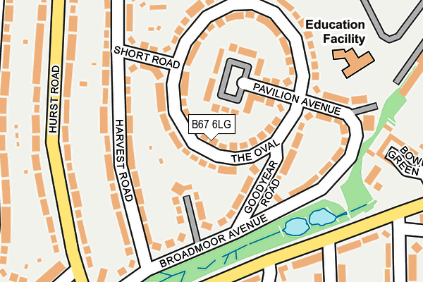 B67 6LG map - OS OpenMap – Local (Ordnance Survey) B67 6LG map - OS OpenMap – Local (Ordnance Survey)