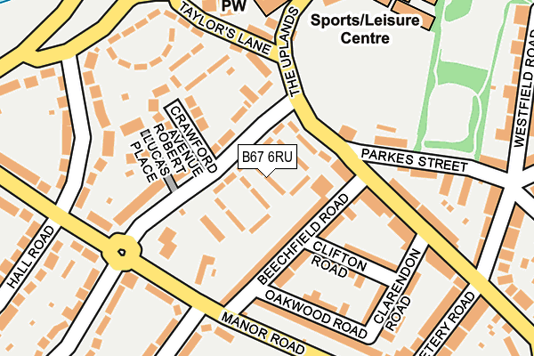 B67 6RU map - OS OpenMap – Local (Ordnance Survey) B67 6RU map - OS OpenMap – Local (Ordnance Survey)