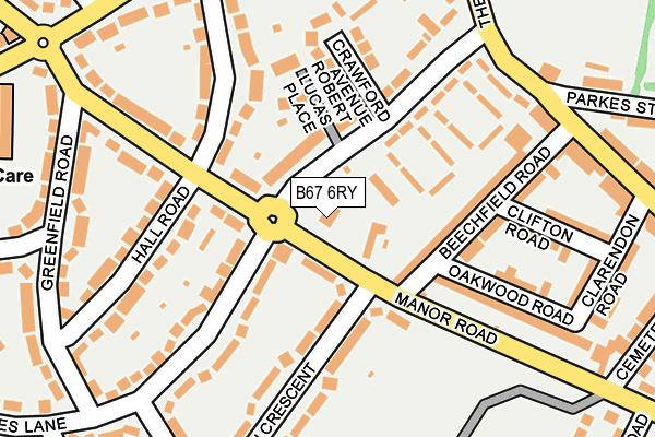 B67 6RY map - OS OpenMap – Local (Ordnance Survey) B67 6RY map - OS OpenMap – Local (Ordnance Survey)