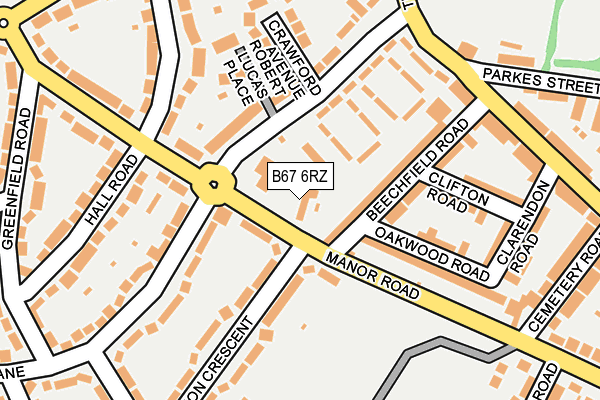 B67 6RZ map - OS OpenMap – Local (Ordnance Survey) B67 6RZ map - OS OpenMap – Local (Ordnance Survey)