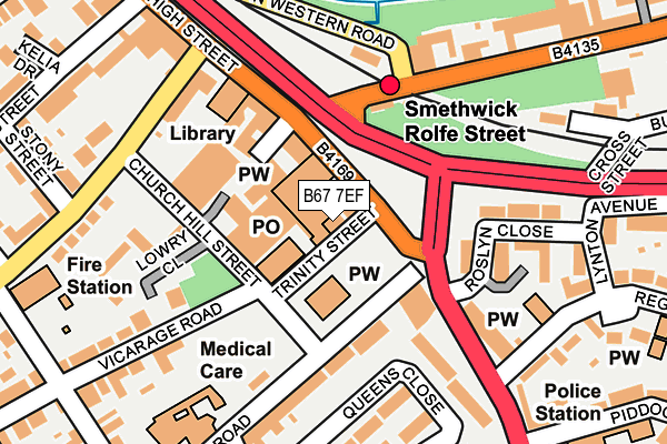 B67 7EF map - OS OpenMap – Local (Ordnance Survey) B67 7EF map - OS OpenMap – Local (Ordnance Survey)