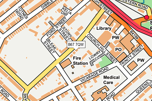 B67 7QW map - OS OpenMap – Local (Ordnance Survey) B67 7QW map - OS OpenMap – Local (Ordnance Survey)