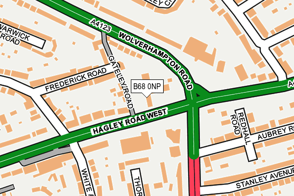 B68 0NP map - OS OpenMap – Local (Ordnance Survey) B68 0NP map - OS OpenMap – Local (Ordnance Survey)