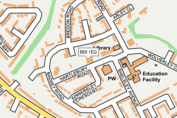 B69 1EQ map - OS OpenMap – Local (Ordnance Survey) B69 1EQ map - OS OpenMap – Local (Ordnance Survey)