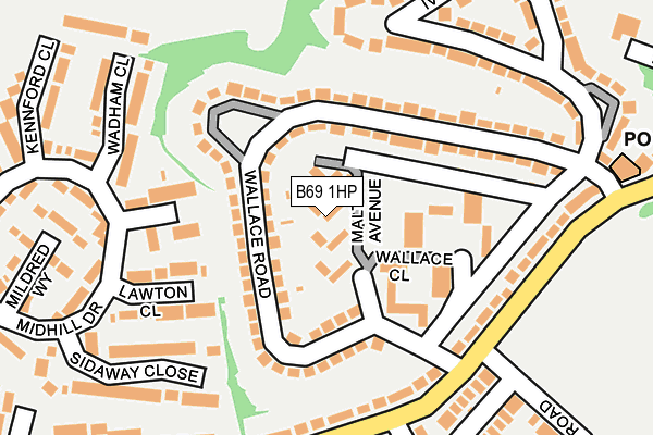 B69 1HP map - OS OpenMap – Local (Ordnance Survey) B69 1HP map - OS OpenMap – Local (Ordnance Survey)