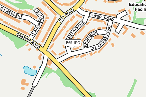 B69 1PG map - OS OpenMap – Local (Ordnance Survey) B69 1PG map - OS OpenMap – Local (Ordnance Survey)