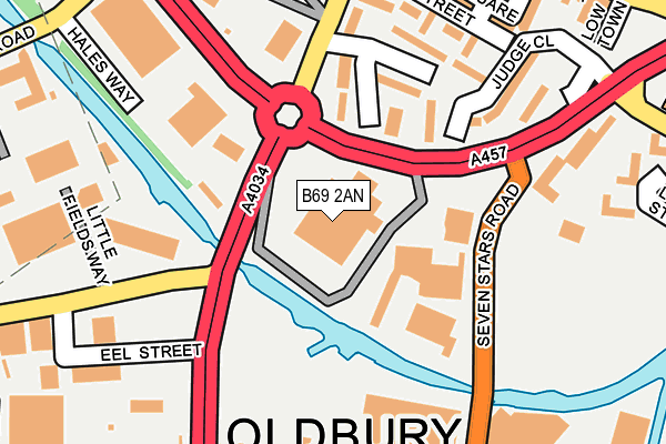 B69 2AN map - OS OpenMap – Local (Ordnance Survey) B69 2AN map - OS OpenMap – Local (Ordnance Survey)