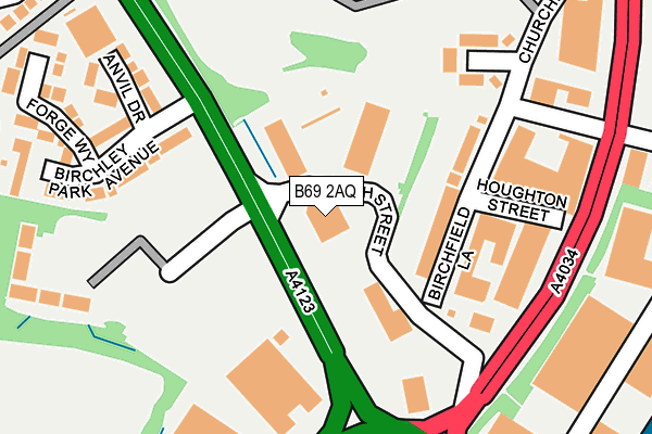B69 2AQ map - OS OpenMap – Local (Ordnance Survey) B69 2AQ map - OS OpenMap – Local (Ordnance Survey)