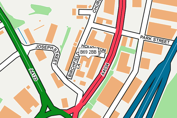 B69 2BB map - OS OpenMap – Local (Ordnance Survey) B69 2BB map - OS OpenMap – Local (Ordnance Survey)