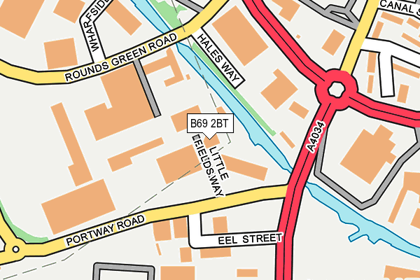 B69 2BT map - OS OpenMap – Local (Ordnance Survey) B69 2BT map - OS OpenMap – Local (Ordnance Survey)