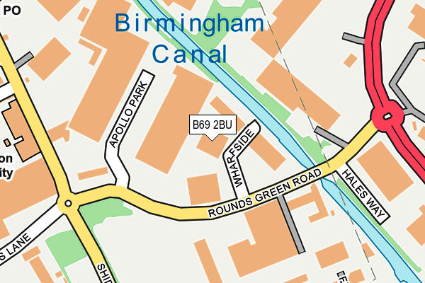 B69 2BU map - OS OpenMap – Local (Ordnance Survey) B69 2BU map - OS OpenMap – Local (Ordnance Survey)