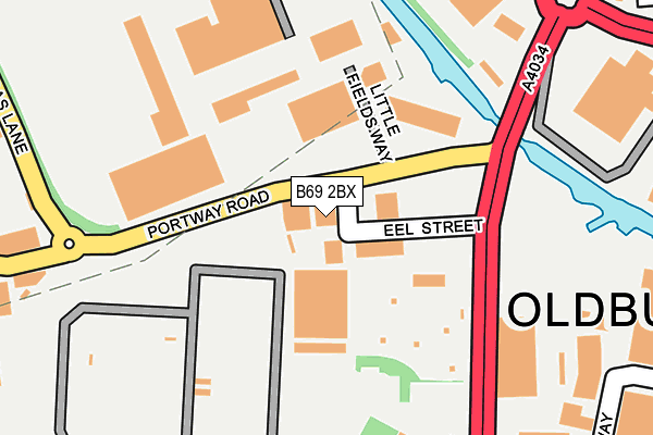 B69 2BX map - OS OpenMap – Local (Ordnance Survey) B69 2BX map - OS OpenMap – Local (Ordnance Survey)