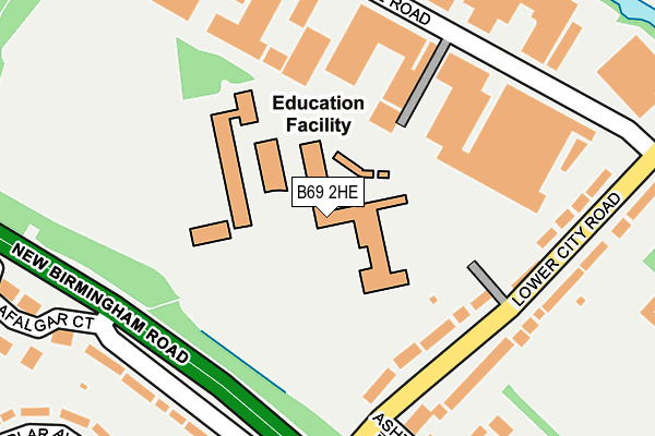 B69 2HE map - OS OpenMap – Local (Ordnance Survey) B69 2HE map - OS OpenMap – Local (Ordnance Survey)