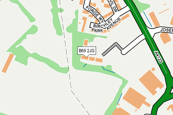 B69 2JG map - OS OpenMap – Local (Ordnance Survey) B69 2JG map - OS OpenMap – Local (Ordnance Survey)