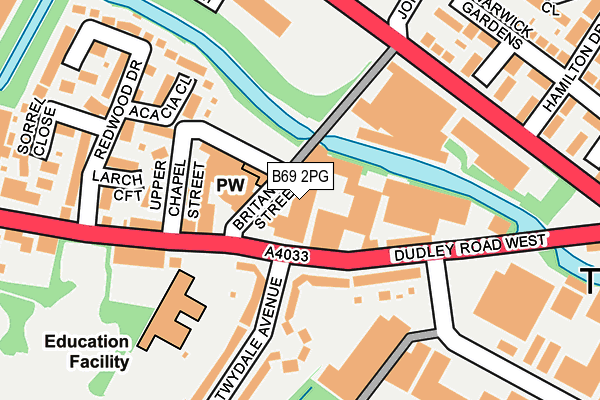 B69 2PG map - OS OpenMap – Local (Ordnance Survey) B69 2PG map - OS OpenMap – Local (Ordnance Survey)