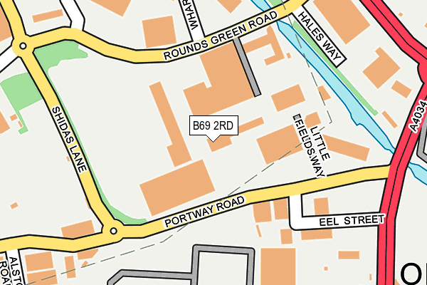 B69 2RD map - OS OpenMap – Local (Ordnance Survey) B69 2RD map - OS OpenMap – Local (Ordnance Survey)