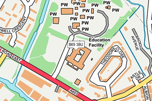 B69 3BU map - OS OpenMap – Local (Ordnance Survey) B69 3BU map - OS OpenMap – Local (Ordnance Survey)