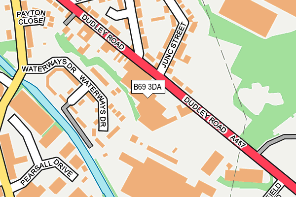 B69 3DA map - OS OpenMap – Local (Ordnance Survey) B69 3DA map - OS OpenMap – Local (Ordnance Survey)