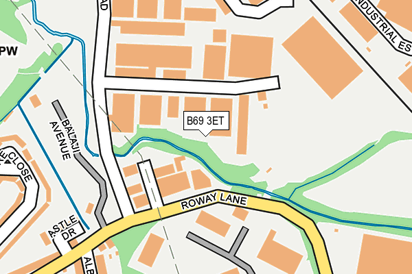 B69 3ET map - OS OpenMap – Local (Ordnance Survey) B69 3ET map - OS OpenMap – Local (Ordnance Survey)