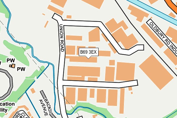 B69 3EX map - OS OpenMap – Local (Ordnance Survey) B69 3EX map - OS OpenMap – Local (Ordnance Survey)