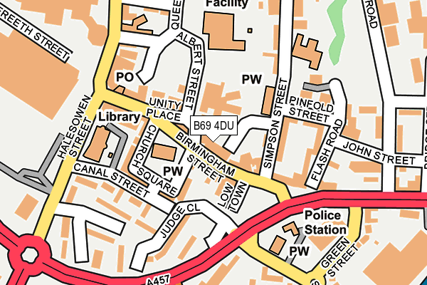 B69 4DU map - OS OpenMap – Local (Ordnance Survey) B69 4DU map - OS OpenMap – Local (Ordnance Survey)