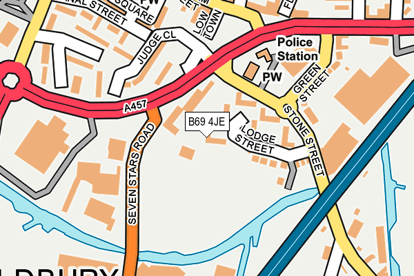 B69 4JE map - OS OpenMap – Local (Ordnance Survey) B69 4JE map - OS OpenMap – Local (Ordnance Survey)