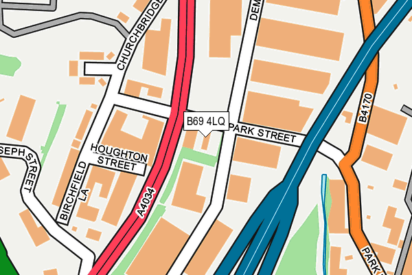 B69 4LQ map - OS OpenMap – Local (Ordnance Survey) B69 4LQ map - OS OpenMap – Local (Ordnance Survey)