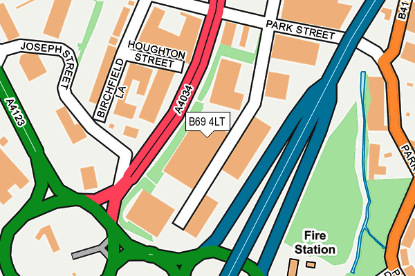 B69 4LT map - OS OpenMap – Local (Ordnance Survey) B69 4LT map - OS OpenMap – Local (Ordnance Survey)