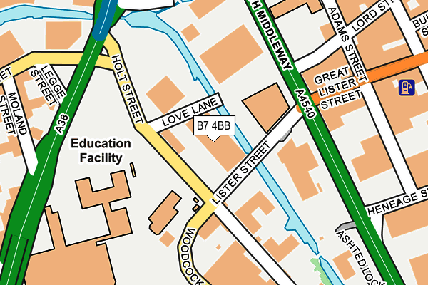 B7 4BB map - OS OpenMap – Local (Ordnance Survey) B7 4BB map - OS OpenMap – Local (Ordnance Survey)