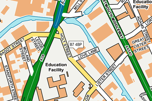 B7 4BP map - OS OpenMap – Local (Ordnance Survey) B7 4BP map - OS OpenMap – Local (Ordnance Survey)