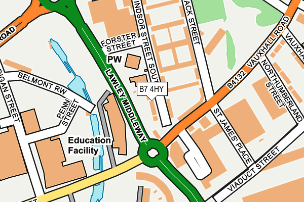 B7 4HY map - OS OpenMap – Local (Ordnance Survey) B7 4HY map - OS OpenMap – Local (Ordnance Survey)