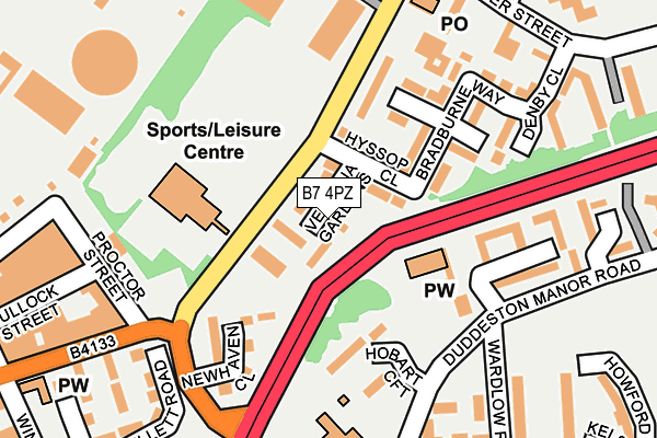 B7 4PZ map - OS OpenMap – Local (Ordnance Survey) B7 4PZ map - OS OpenMap – Local (Ordnance Survey)