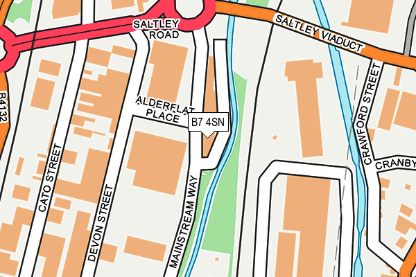 B7 4SN map - OS OpenMap – Local (Ordnance Survey) B7 4SN map - OS OpenMap – Local (Ordnance Survey)