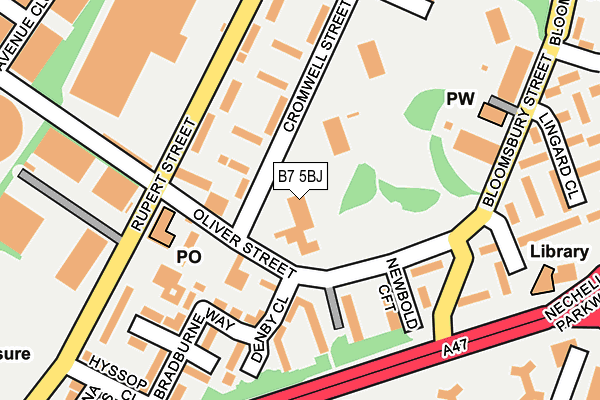 B7 5BJ map - OS OpenMap – Local (Ordnance Survey) B7 5BJ map - OS OpenMap – Local (Ordnance Survey)