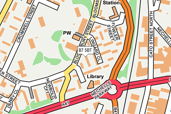 B7 5BT map - OS OpenMap – Local (Ordnance Survey) B7 5BT map - OS OpenMap – Local (Ordnance Survey)