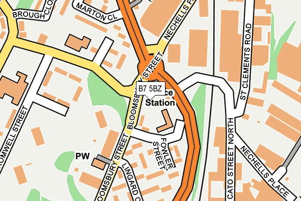 B7 5BZ map - OS OpenMap – Local (Ordnance Survey) B7 5BZ map - OS OpenMap – Local (Ordnance Survey)