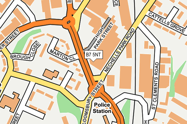B7 5NT map - OS OpenMap – Local (Ordnance Survey) B7 5NT map - OS OpenMap – Local (Ordnance Survey)