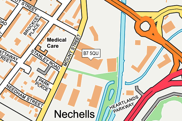B7 5QU map - OS OpenMap – Local (Ordnance Survey) B7 5QU map - OS OpenMap – Local (Ordnance Survey)