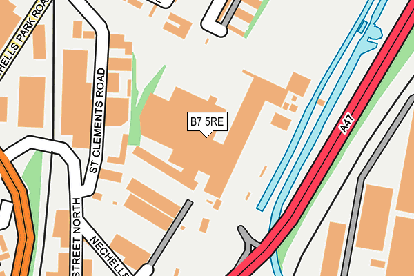 B7 5RE map - OS OpenMap – Local (Ordnance Survey) B7 5RE map - OS OpenMap – Local (Ordnance Survey)