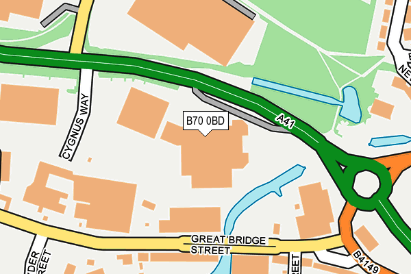 B70 0BD map - OS OpenMap – Local (Ordnance Survey) B70 0BD map - OS OpenMap – Local (Ordnance Survey)