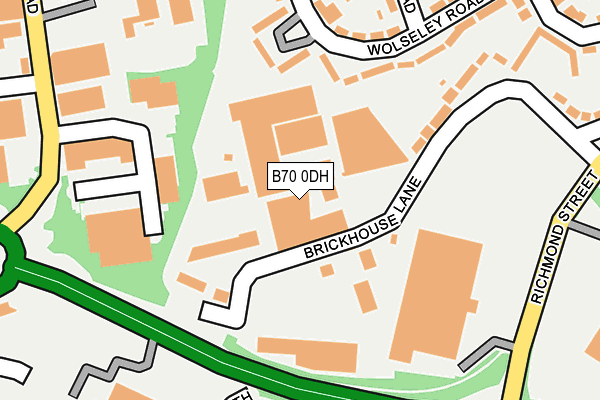 B70 0DH map - OS OpenMap – Local (Ordnance Survey) B70 0DH map - OS OpenMap – Local (Ordnance Survey)