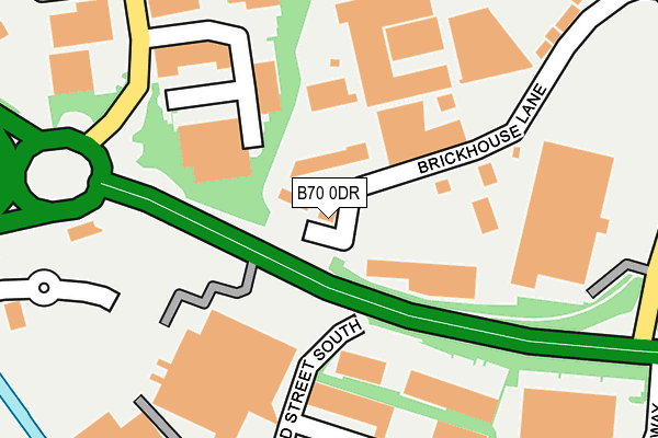 B70 0DR map - OS OpenMap – Local (Ordnance Survey) B70 0DR map - OS OpenMap – Local (Ordnance Survey)
