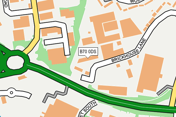 B70 0DS map - OS OpenMap – Local (Ordnance Survey) B70 0DS map - OS OpenMap – Local (Ordnance Survey)